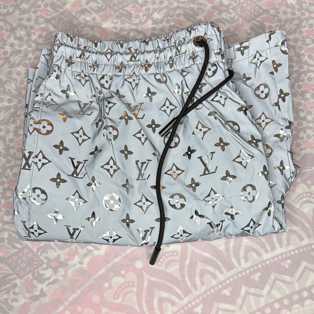 Louis Vuitton Gray Monogram Swimming Trunks